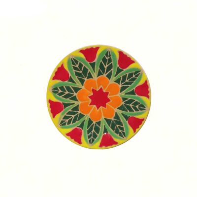Pottery Haft-sin Set for Nowruz Persian New Year Yellow