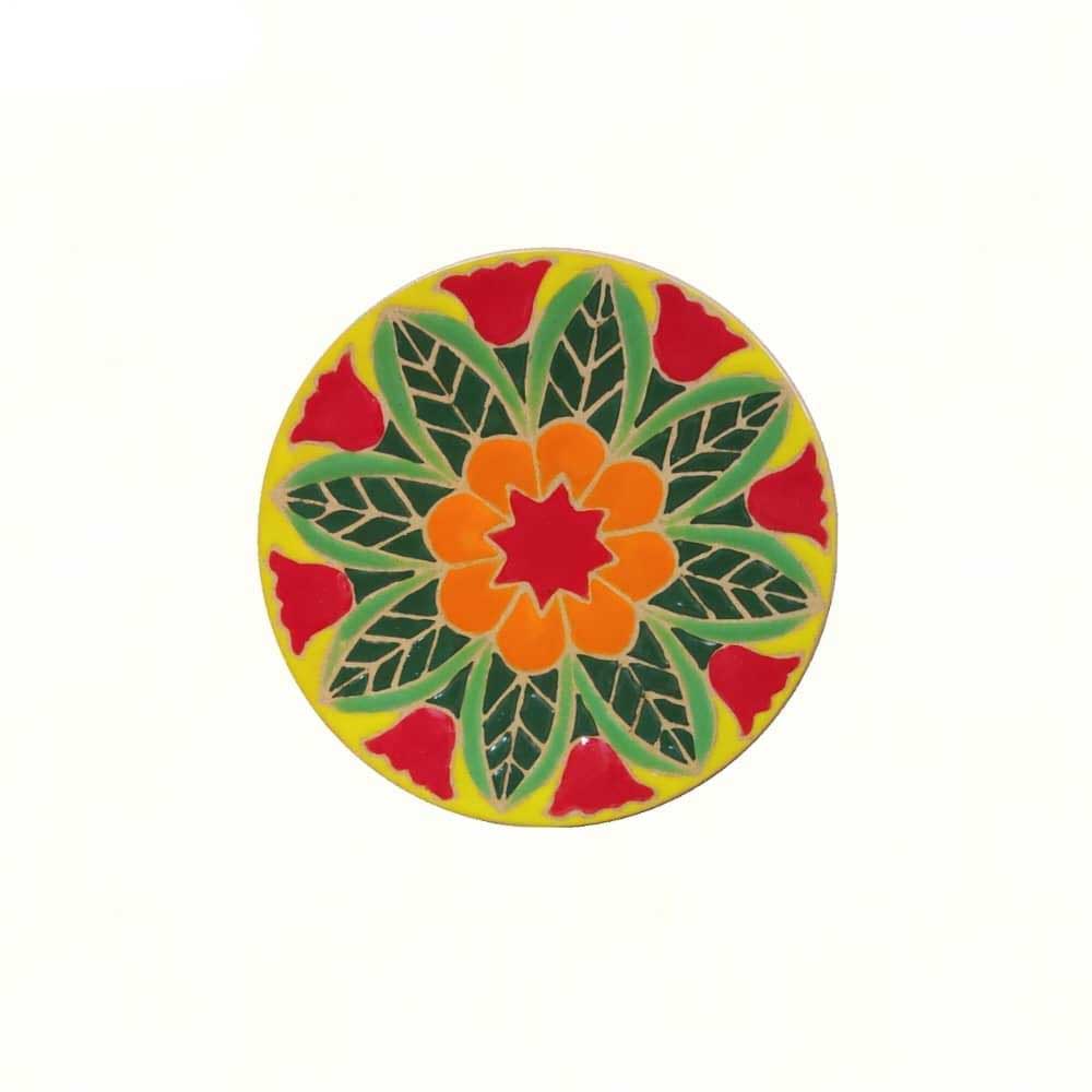 Pottery Haft-sin Set for Nowruz Persian New Year Yellow