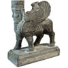 Historical Persepolis Horned Lion with Human Head Figurine