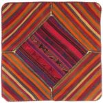 Persian Kilim Cushion Cover - Handwoven Striped Design (Set of 2)
