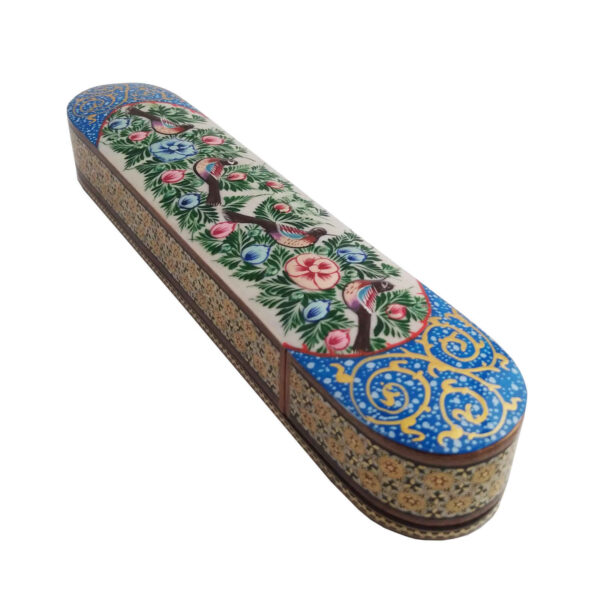 Persian Santur Hammers Storage Box Model Bird & Flower