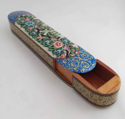 Persian Santur Hammers Storage Box Model Bird & Flower