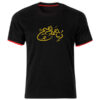Persian Style Cotton Black T-Shirt Model Hich — Distinctive Hich Calligraphy Design