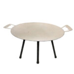 60 cm Saj Bread Maker & Cooking Pan Tawa with Tripod – Traditional Frying Pan
