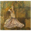 Original Sufi Art Painting - Oil on Canvas, Sama Dancing by Fatemeh Sheikh