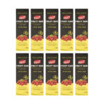 Galin Cornel Cherry Fruit Bars – Persian Traditional Sour Fruit Leather, 60g (10 Pieces)