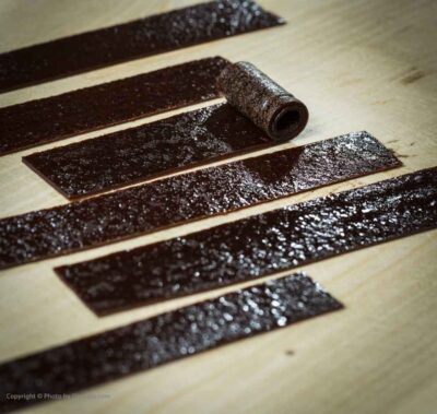Galin Cornel Cherry Fruit Bars – Persian Traditional Sour Fruit Leather, 60g (10 Pieces)