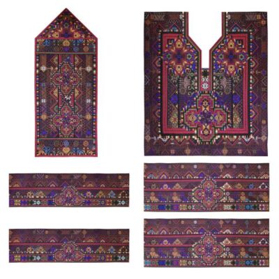 Handmade Balochi Embroidered Dress Panel – Kahnooji