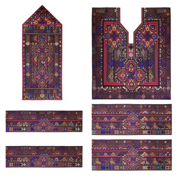 Handmade Balochi Embroidered Dress Panel - Kahnooji