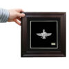 Framed Persian Silver Ahura Mazda Symbol Art