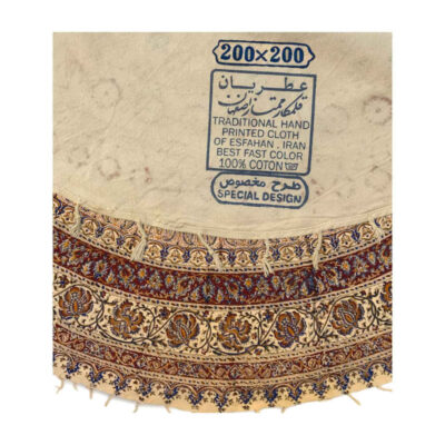 Persian Tablecloth: Isfahan’s Traditional Kalamkari Block Print Takht-e Jamshid