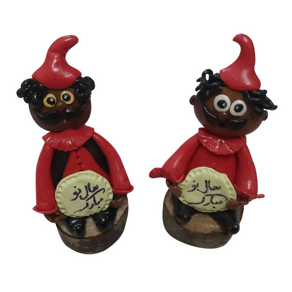 Ornament Hajji Firuz Figurine for Persian New Year Nowruz and Haft-sin (2x)