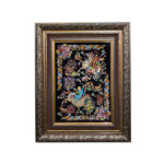 Hand-Knotted Persian Pictorial Rug from Qom Depicting Hunting Ground