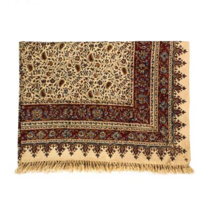 Iranian Tablecloth: Isfahan’s Traditional Kalamkari Block Print