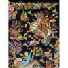 Hand-Knotted Persian Pictorial Rug from Qom Depicting Hunting Ground
