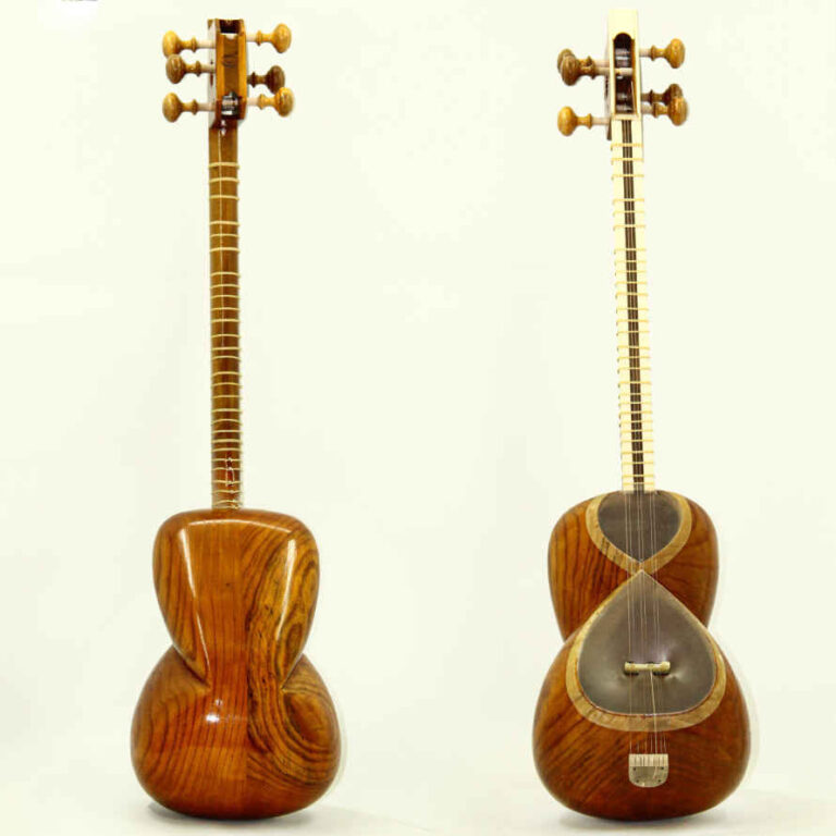 Persian Tar String Instrument Handcrafted by IranSaz, Model 2 Stamp