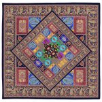 Travel Prayer Mat for Muslim Pocket Sized & Portable Paisley Pattern