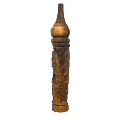 Wood Carved Persian Hookah Stem for Qalyan (Shisha)
