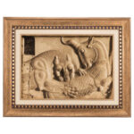 Hand-Knotted Persian Pictorial Rug from Tabriz Depicting Persepolis