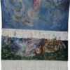 Hand-Knotted Persian Wall Hanging Rug from Tabriz Depicting Morning Bloom Miniature