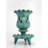 Persian Pottery Candlestick Handmade with Artisan Elegance Dastnegar