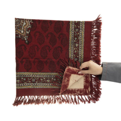 Persian Tablecloth: Isfahan’s Traditional Kalamkari Block Print Red