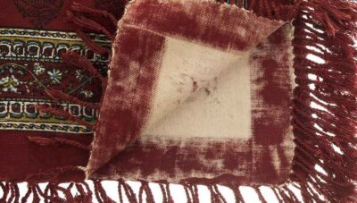 Persian Tablecloth: Isfahan’s Traditional Kalamkari Block Print Red
