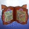Foldable Wooden Quran Rehal Stand Holder with Wa In Yakad Pattern