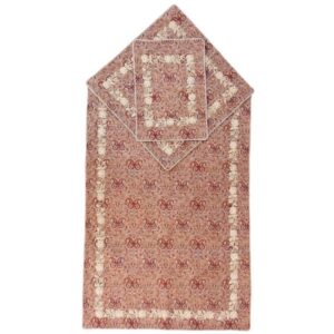 Sajadah: Janamaz Muslim Prayer Mat Model Termeh