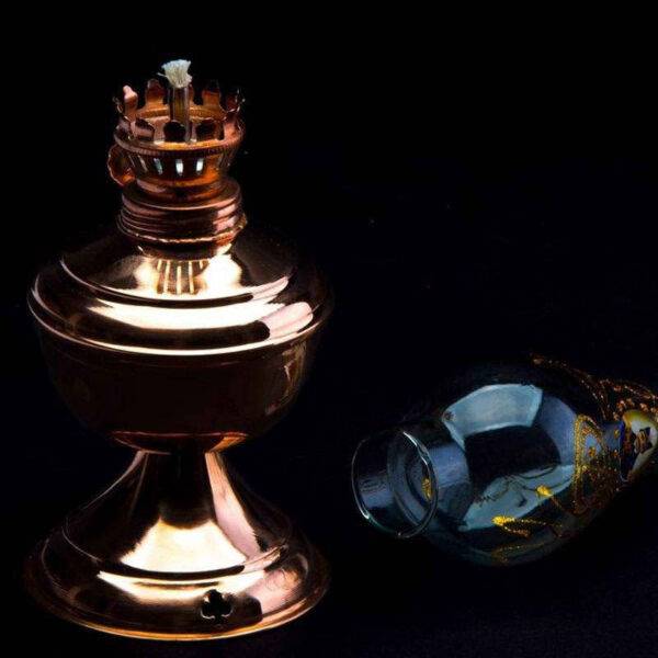 Persian Copper Table Lamp Model Shah Abbas (2x)