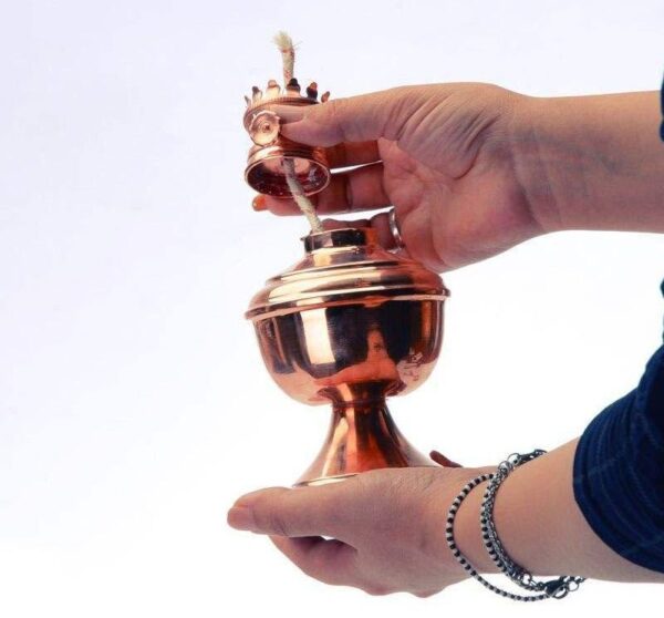 Persian Copper Table Lamp Model Shah Abbas (2x)