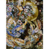 Hand-Knotted Persian Wall Hanging Rug from Tabriz Depicting Miniature