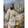 Hand-Knotted Persian Pictorial Rug from Tabriz Depicting Cyrus & Mandana