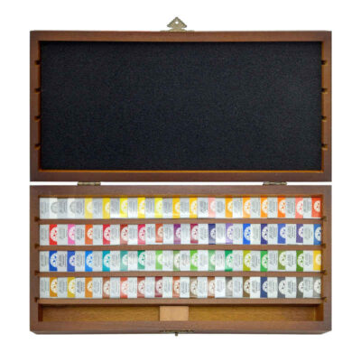 Afra 48-Color Watercolor Set in Wooden Box