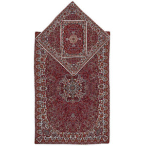 Sajadeh: Islamic Muslim Prayer Mat Termeh - Barberry