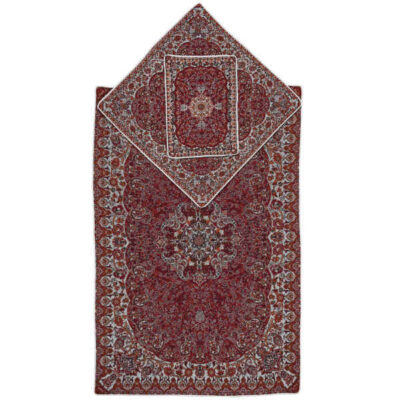 Persian Termeh Prayer Mat Luxury Islamic Sajada Red