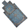 Persian Termeh Prayer Mat Luxury Islamic Sajada Blue