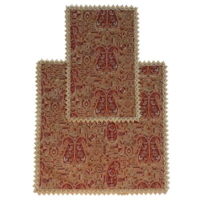 Travel Prayer Mat for Muslim Pocket Sized & Portable Brown