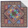 Travel Prayer Mat for Muslim Pocket Sized & Portable Paisley Pattern
