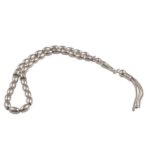 Islamic Silver Rosary with 33 Prayer Beads Tasbih Zahiraddini