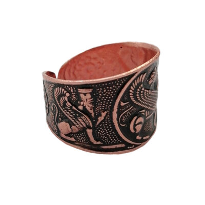 Set of Persian Copper Ring & Bracelet Model Achaemenid