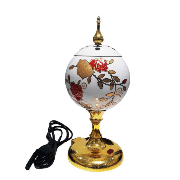 Electric Bakhoor and Esfand Burner – Flower Design