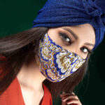 Handcrafted Fashion Embroidered Face Mask for Women - Model Almas