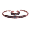 Set of Persian Copper Ring & Bracelet Model Fravashi