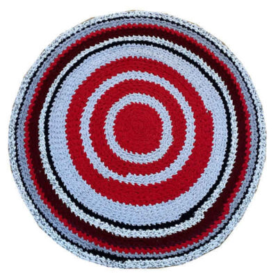 Handwoven Boho Macrame Floor Rug – Teriko Pattern