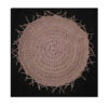 Handwoven Boho Macrame Floor Rug – Round Shape