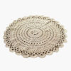 Handwoven Boho Macrame Floor Rug – Shining Sun Design
