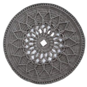 Round Hand Knitting Rug Model Sun