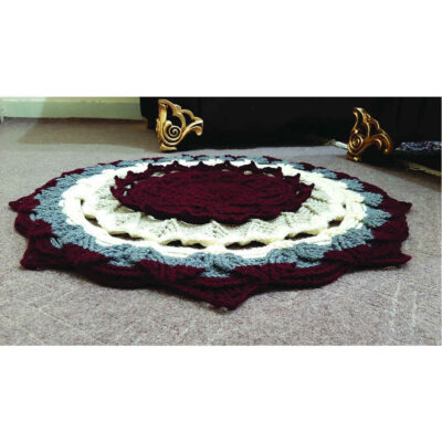 Handwoven Boho Macrame Floor Rug – Classic Design