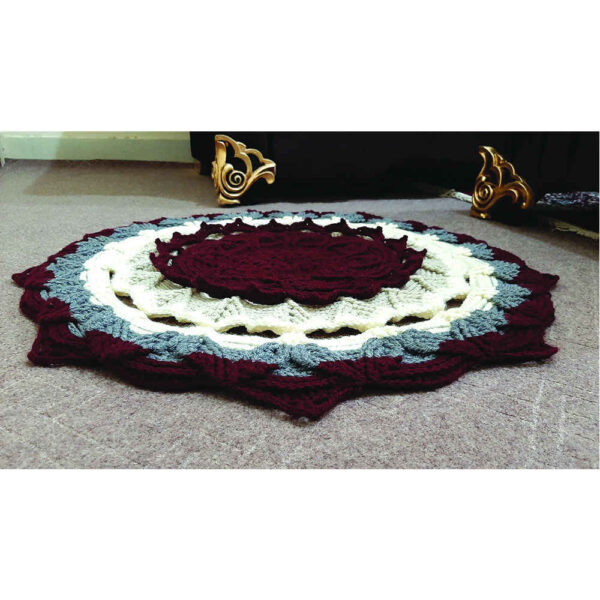 Handwoven Boho Macrame Floor Rug – Classic Design - ShopiPersia